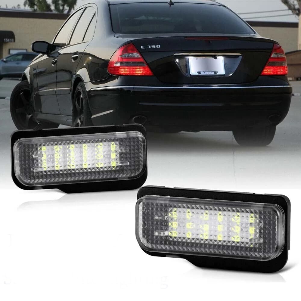 LED Плафони За Регистрационен Номер За:Mercedes-Benz C;CLS;E;SLK;R171;S203;S211;W203;W211;W219