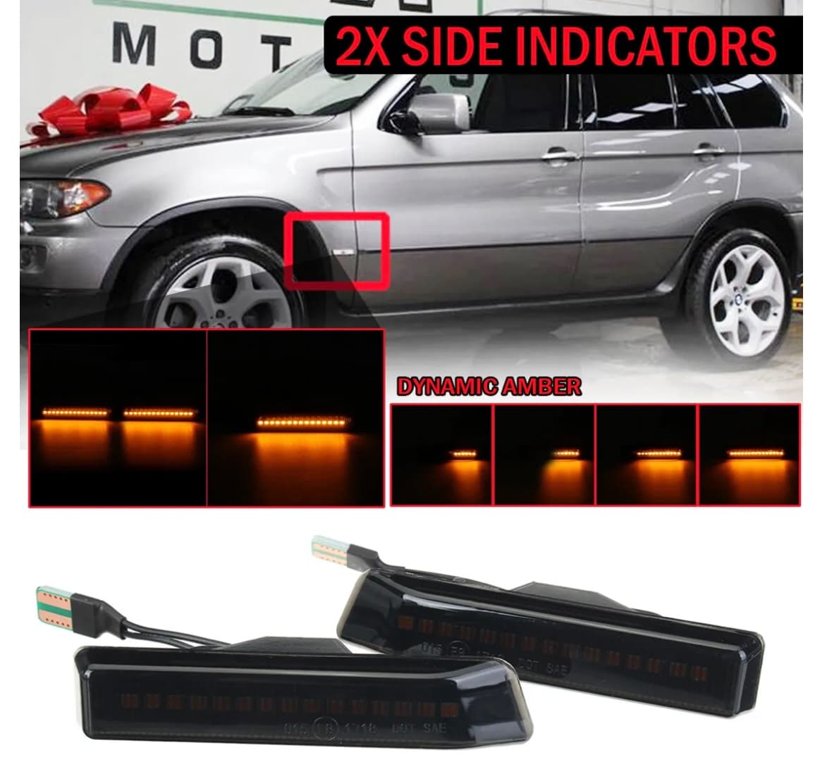 Динамични Бягащи Мигачи За:BMW E36;E53