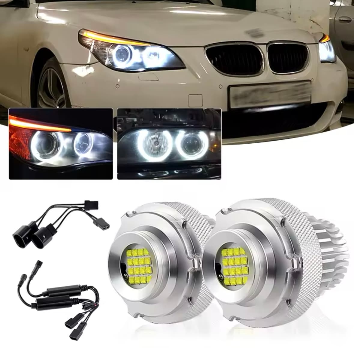 LED Крушки За Angel Eyes/Ангелски Очи 160W Canbus За:BMW E60;E61