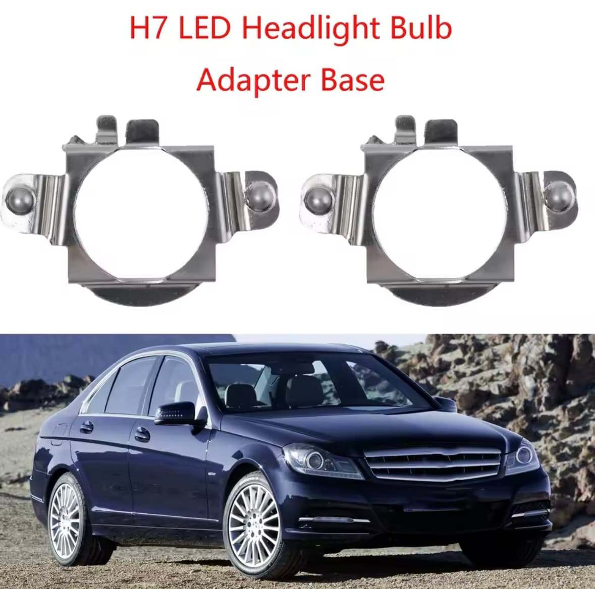 Преходници За LED Крушки H7 За:BMW;Audi;Mercedes Benz;Volkswagen;Nissan;Ford